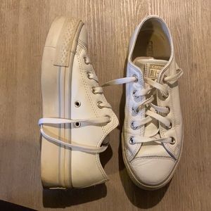 Platform White Converse